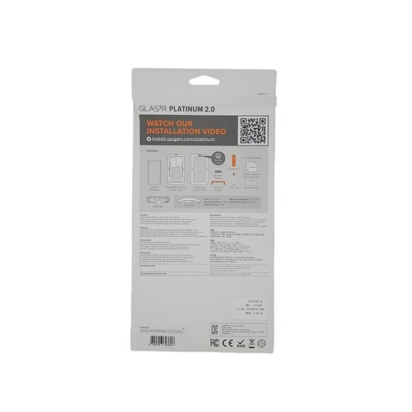 Spigen Glas.tR Platinum Tempered Glass Screen Protector for Galaxy S21+ 5G - Picture 3 of 3